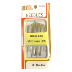 AGUJA COSER OJO AMARILLO X 16