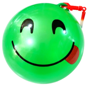 PELOTA INFLABLE C/ RESORTE
